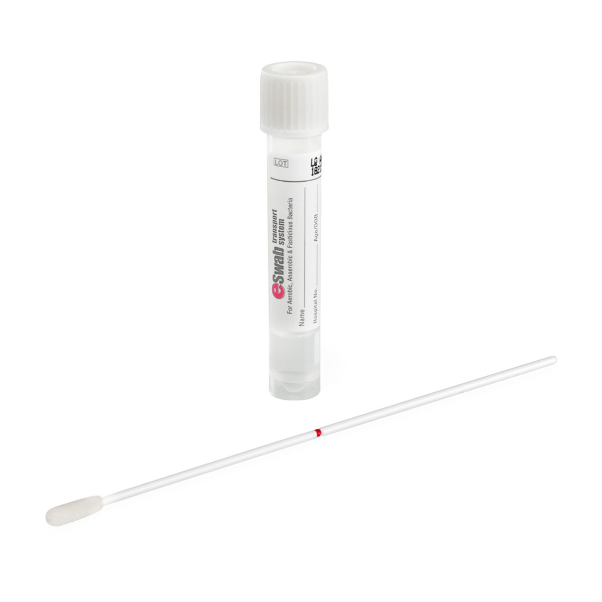 ESwab medio Amies líquido con hisopo flocado regular